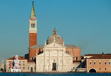 San Giorgo Maggiore - an der hellen-perspektivenweiten ost-westlichen Kraft-Leylinie - ein sehr stützender, leichter und gleichzeitig haltgebender Ort